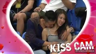 Man Caught Squeezing Girlfriends Breast On Kiss Cam Of 2017 William Jones Cup
