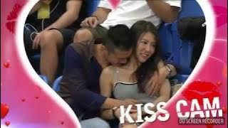 Man Caught Squeezing Girlfriend's Breast On Kiss Cam Of 2017 William Jones Cup