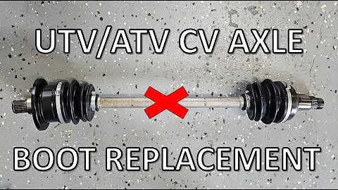 CV Axle Boot Replacement - UTV/ATV