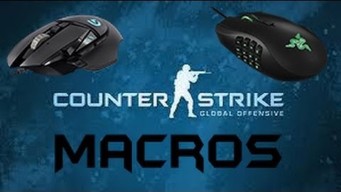 CSGO Bunny hop and Rapid Fire Macros tutorial