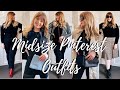 Midsize Girl Recreates Pinterest Outfits
