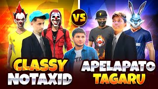 APELAPATO 👽  VS CLASSY 🥵  4 VS 4 😱  -  GARENA FREE FIRE