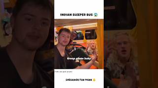 Indian sleeper bus 😱