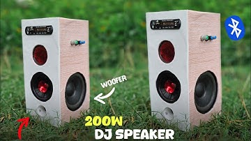 TPA3116D2 एम्पलीफायर बोर्ड का उपयोग करके 200W DJ स्पीकर बॉक्स कैसे बनाएं | घर पर एम्पलीफायर कैसे ...