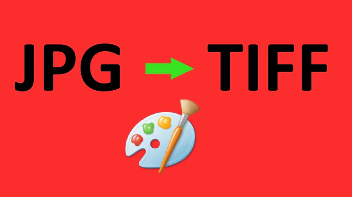 How to convert jpg to tiff format in paint on windows