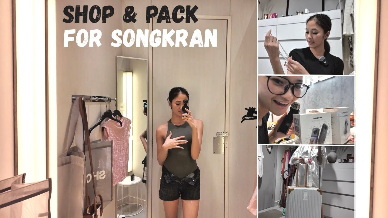 Pack & Prep With Me for Phuket | Songkran Festival Vlog 🇹🇭✨