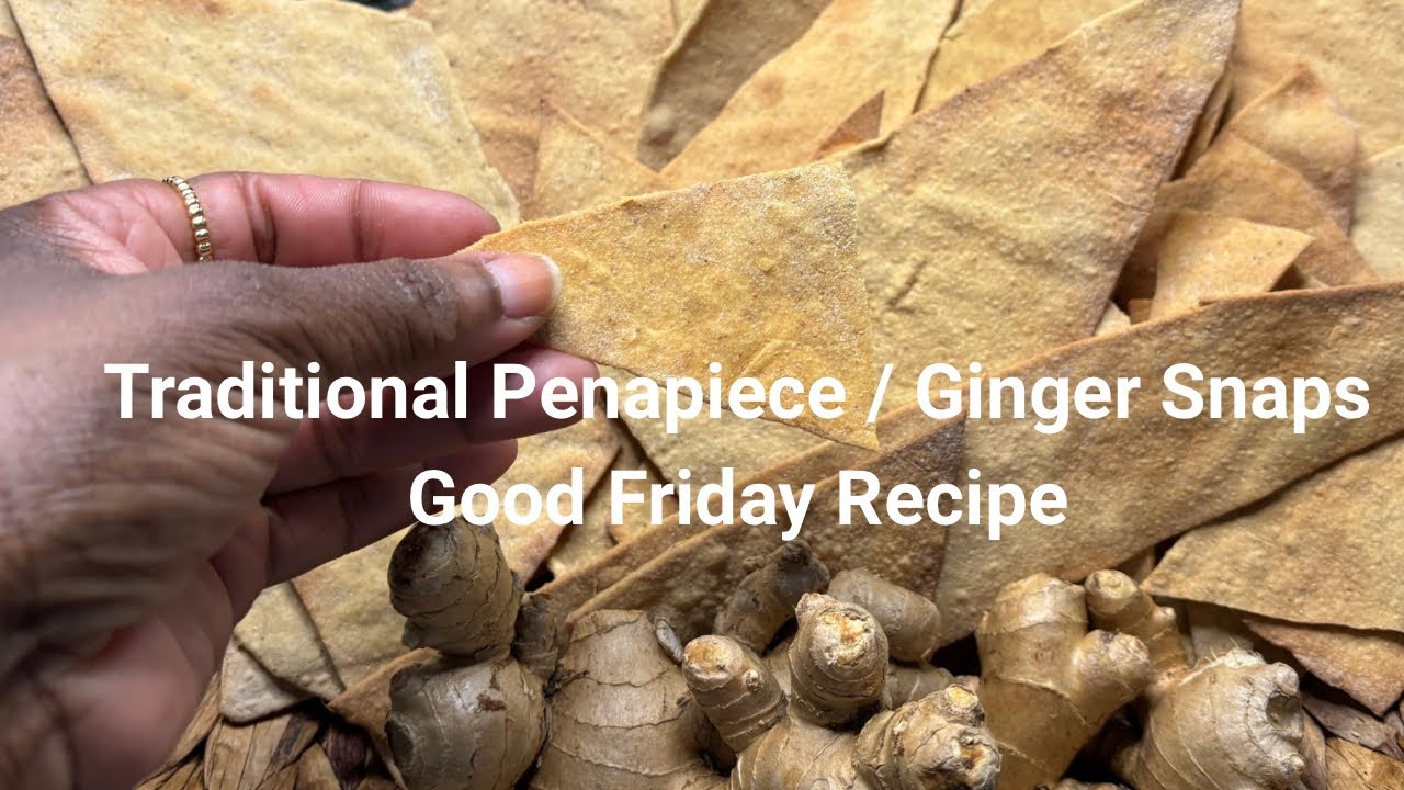 How to Make Penapiece Ginger Snaps | St. Lucian Good Friday Tradition!