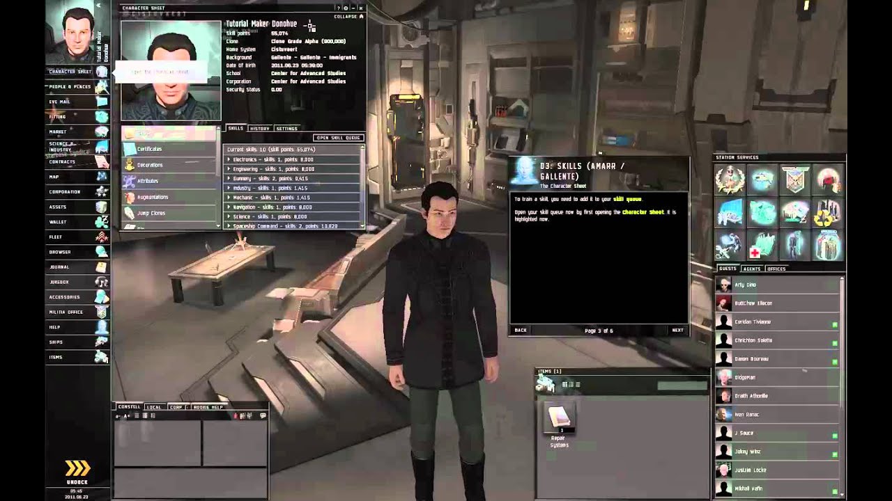 How to Survive EVE Online 02 Skill Training.mp4 YouTube