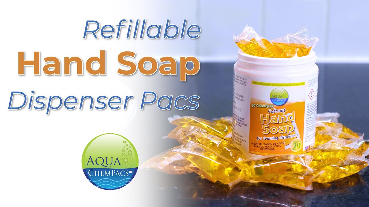 Refillable Hand Soap Dispenser Pacs