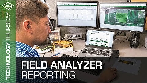 Technology Thursday: John Deere Operations Center™ Field Analyzer Reporting