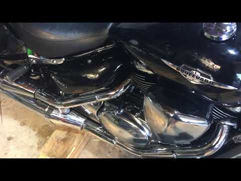 2009 Suzuki Boulevard c50 after replacement eBay crankshaft - YouTube