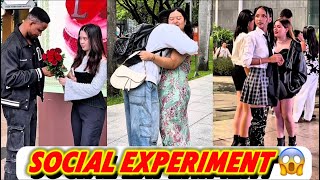 Giving Flowers to Strangers 🌹| Heartwarming Social Experiment #socialexperiment #kindness 