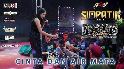 CINTA DAN AIR MATA - PUTRI ANJANI - SIMPATIK MUSIC LIVE PEGAMS GOTROY WONOKERTO PEKALONGAN 2025