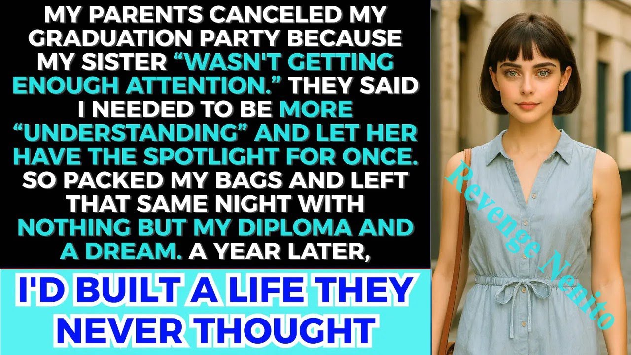 Her graduation was canceled for her sister—so she walked away and built a life without them.