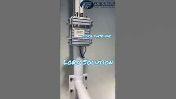 Demo of Remote Street Light Control with LoRa Solution