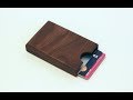 MAKING A WOOD WALLET/ COMO HACER UNA CARTERA DE MADERA MAKING A WOOD WALLET/ COMO HACER UNA CARTERA DE MADERA
