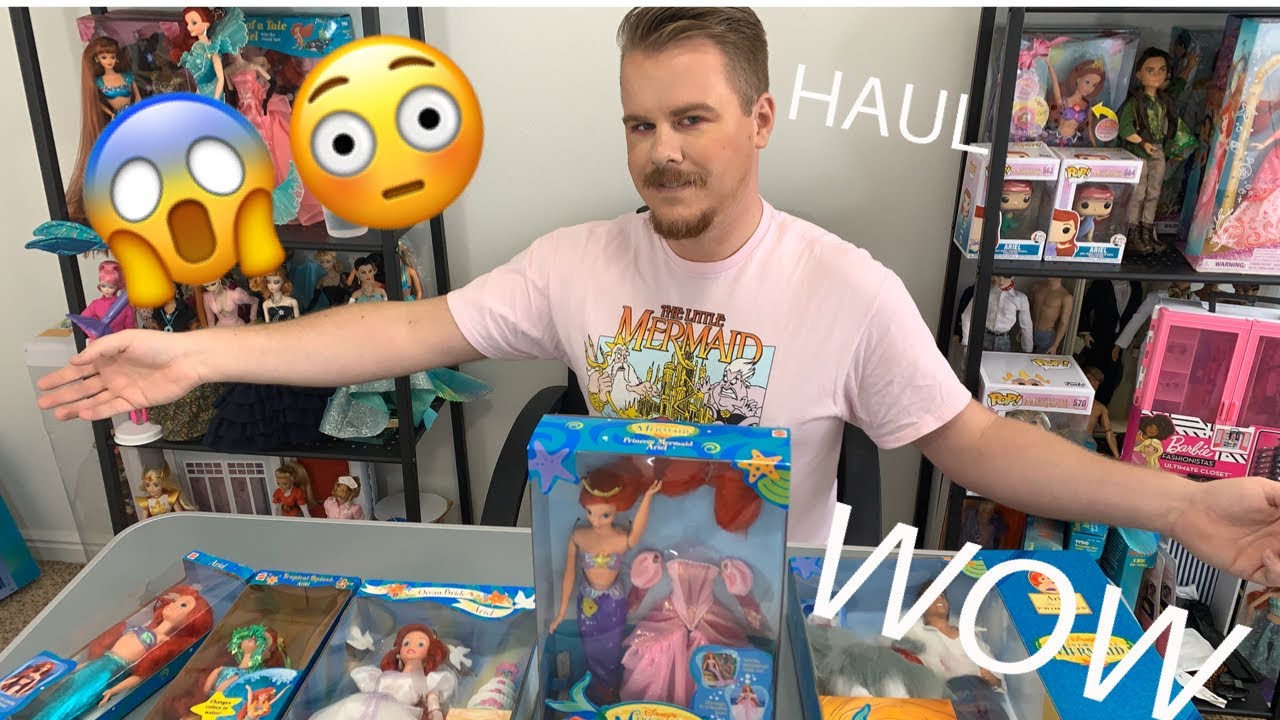 Buying back my CHILDHOOD 1997 Mattel Ariel Doll Haul - YouTube