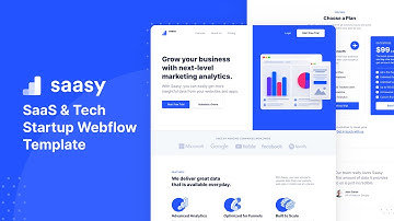 Saasy - SaaS Webflow Template | BRIX Templates