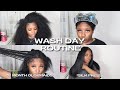 Taking Out My 2 Month Old Braids | NATURAL HAIR Wash Day Routine , Silk Press + BIG CHOP !!!