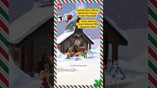 Fortnite New Official Winterfest Teaser Trailer Revealed Santa Sabrina Snow Hatsune Miku &amp;! #shorts