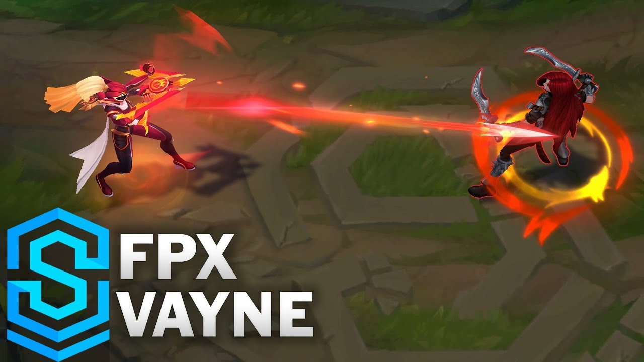 FPX Vayne - League of Legends Skin Showcase, FPX Vayne - LoL Worlds 2019  Championship Skin (1350 RP), By Akshon Esports