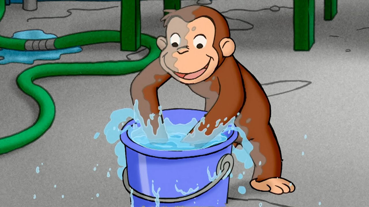 ジョージは泥だらけのおさるさん 🐵 おさるのジョージ - YouTube