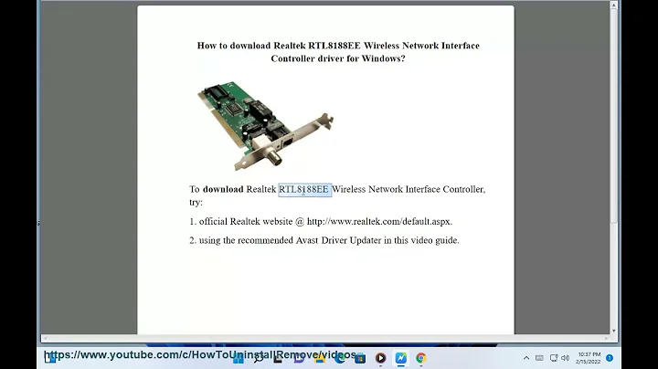 Download Realtek RTL8188EE Wireless Network Interface Controller driver for Windows