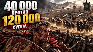 40 000 РИМЛЯН ПРОТИВ 120 000 ПОНТИЙЦЕВ — КАК СУЛЛА ПОБЕДИЛ? | ХЕРОНЕЯ 86 ДО Н.Э.