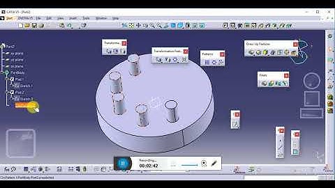 Circular Pattern Command in CATIA V5