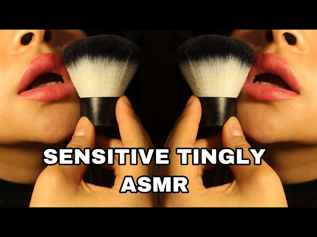 ASMR | Tingly sensitive inaudible with brushing sounds asmr