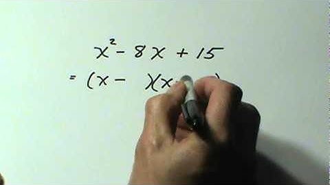 Factoring Trinomials - Part 1 (Grade 10)