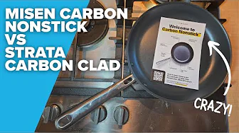 Misen Carbon Nonstick Pan Vs Strata Carbon Clad
