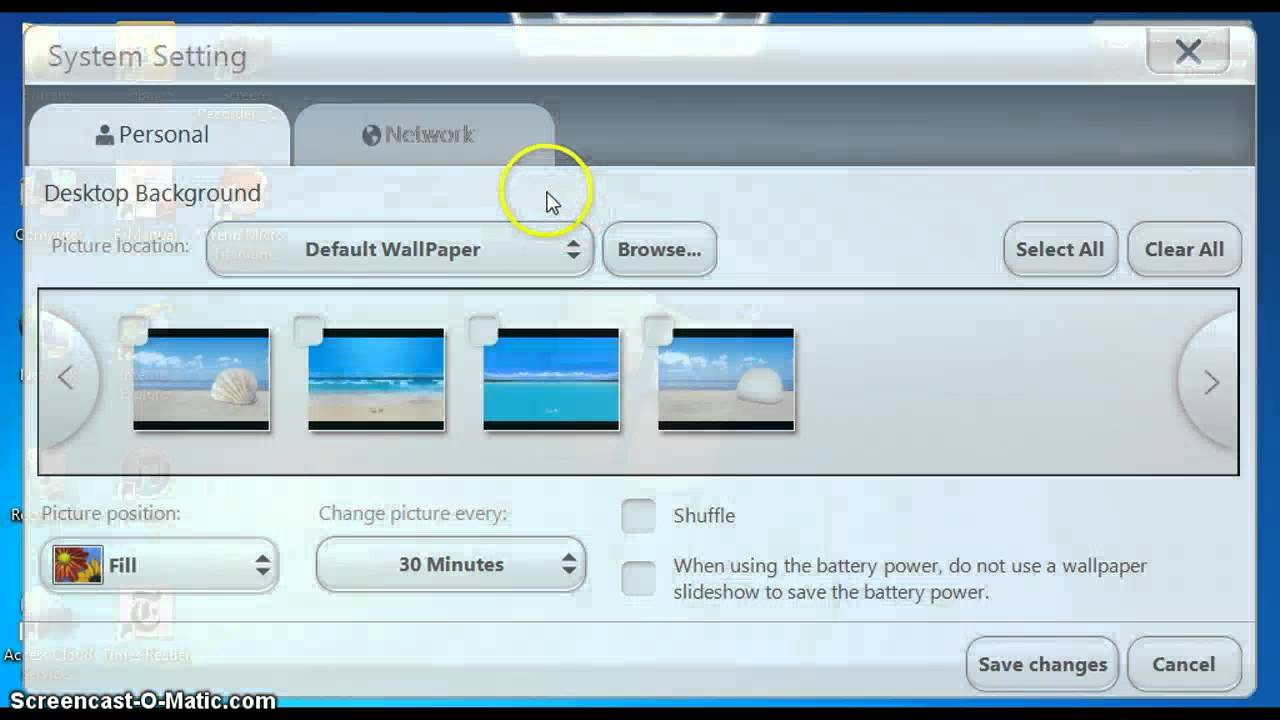 How To Change Background On An ASUS Eee PC YouTube