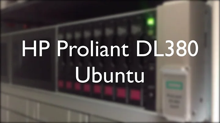 HP Proliant DL380 Gen9: Ubuntu 16.04 LTS (Xenial Xerus)