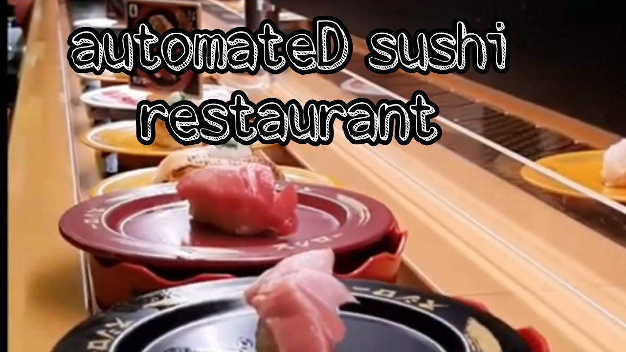SUSHI Conveyor Belt Restaurant in Yokosuka Japan YouTube