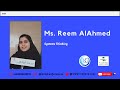 Ms reem alahmed speech on systems thinking at ucg2020conferences july 2930