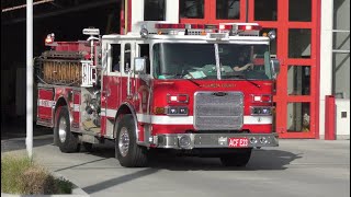 Alameda County Fire Dept. Engine 23 Responding - CODE 3