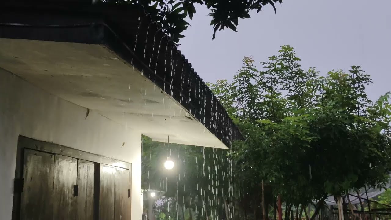 Heavy Rain Sounds 1 Hours 🌧️ Super Heavy Rain, Deep Sleep, Relaxing Rain Ambience