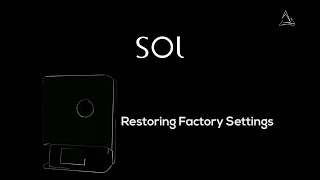 SOL 3D Printer (DGShape by Roland) - Restoring Factory Settings