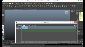 trax editor, maya 2014