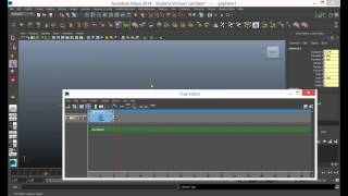 trax editor, maya 2014