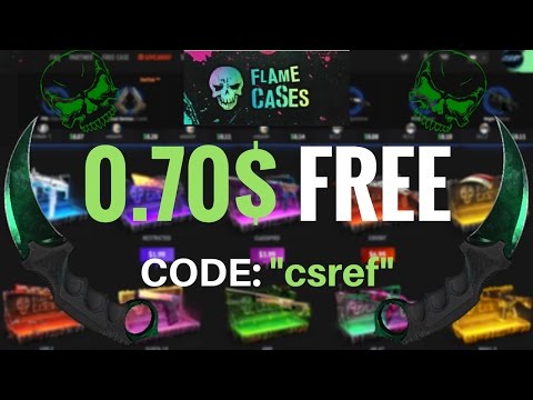 Flamecases Promo Code – New CSGO Gambling Site (flamecases.com)