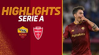 LA PRIMA DYBALA MASK! | Roma 3-0 Monza | Serie A Highlights 2022-23