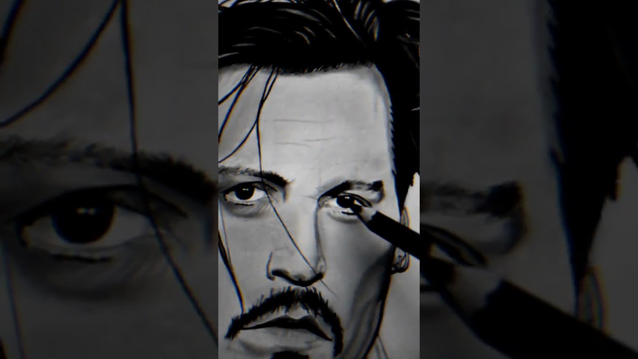 Johnny Depp drawing 