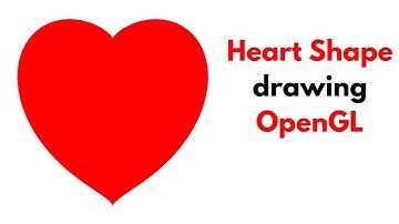 How to Draw a Heart Shape in OpenGL with GLSL | Beginner Tutorial