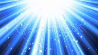 Blue Light Rays Background
