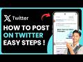 How to Post on Twitter (X) in 2026 !