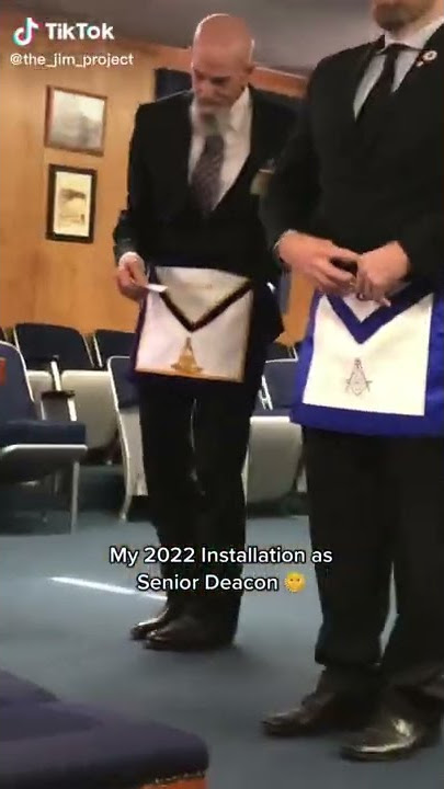 Inside a Freemason Officer Installation