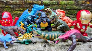 Dinosaurus Jurassic World Dominion: t-rex🦖/ Brachiosaurus/ Brontosaurus/ KingKong/ Godzilla/ Gorilla