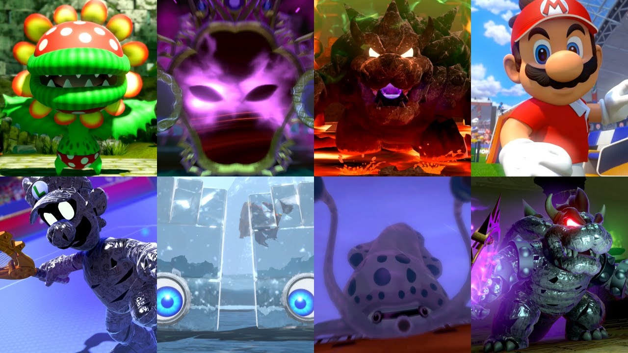 【マリオテニスエース】全ボス戦集【ラスボス、エンディング含む】【マリオテニスフィーバー目前】